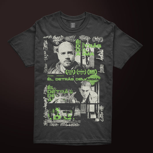 Playera "ÉL, DETRÁS DEL ARMA"