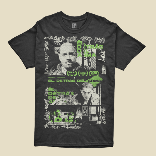 Playera "ÉL, DETRÁS DEL ARMA"